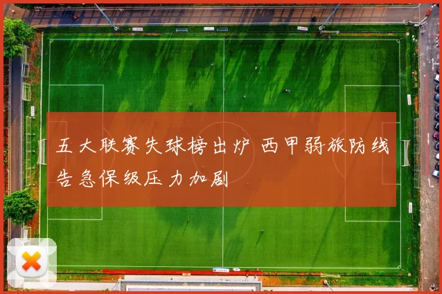 五大联赛失球榜出炉 西甲弱旅防线告急保级压力加剧